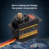   Servo Motor Kit Stable Low Noise Quick Response Waterproof   Metal Gear Servo Kit for   SCX24 1Celsius24 RC Car