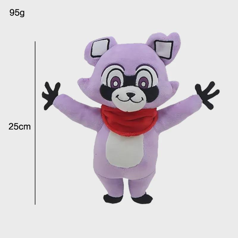 Horror Game Rambley Indigo Parks Plush Toy Stuffed Dolls Animal Macaws Mollys Fings Leon Rambley Raccoon Plush Mascot Soft Toy