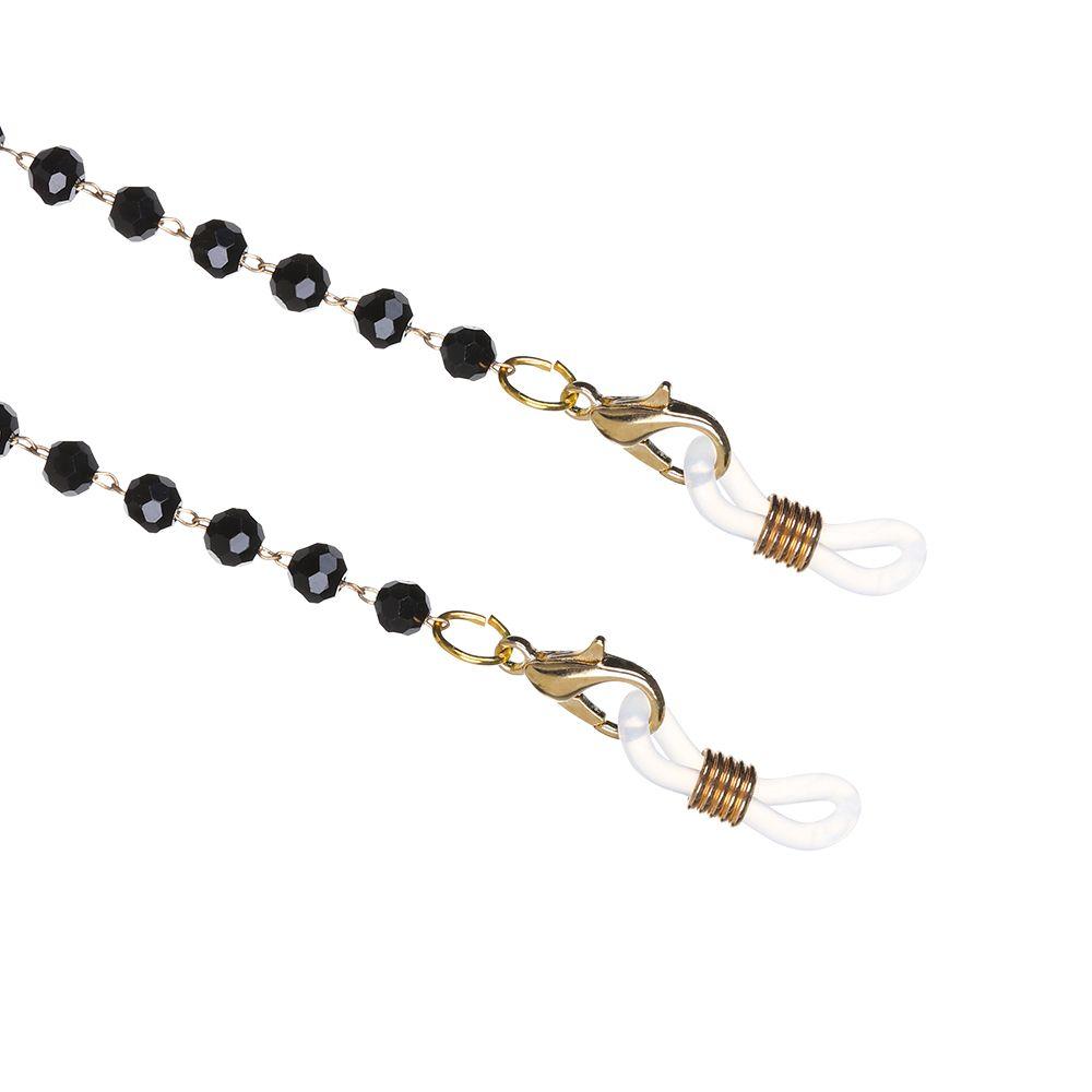 Металлические бусины для солнцезащитных очков, ожерелье для очков, ремешок для очков, держатель для шнура, держатель для очков