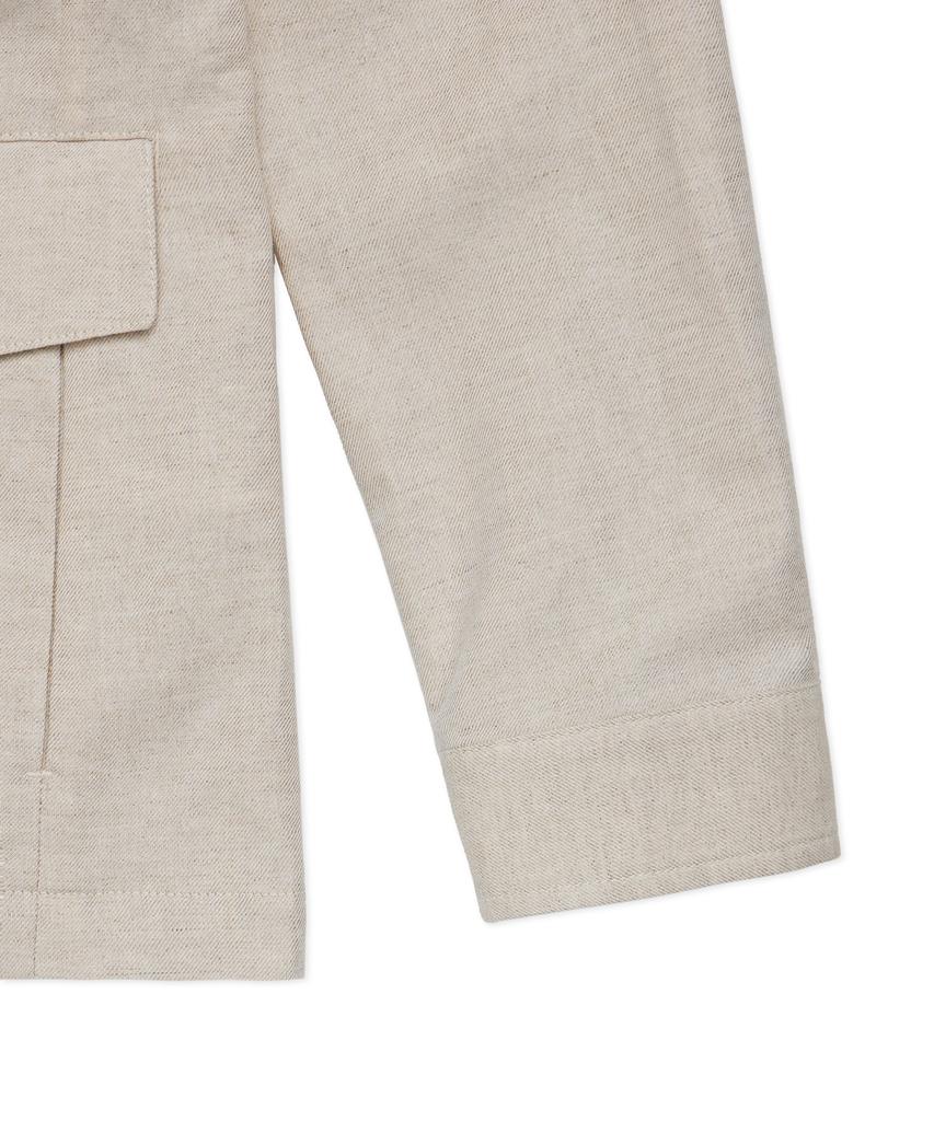 Man On The Boon Safari Field Jacket Ivory