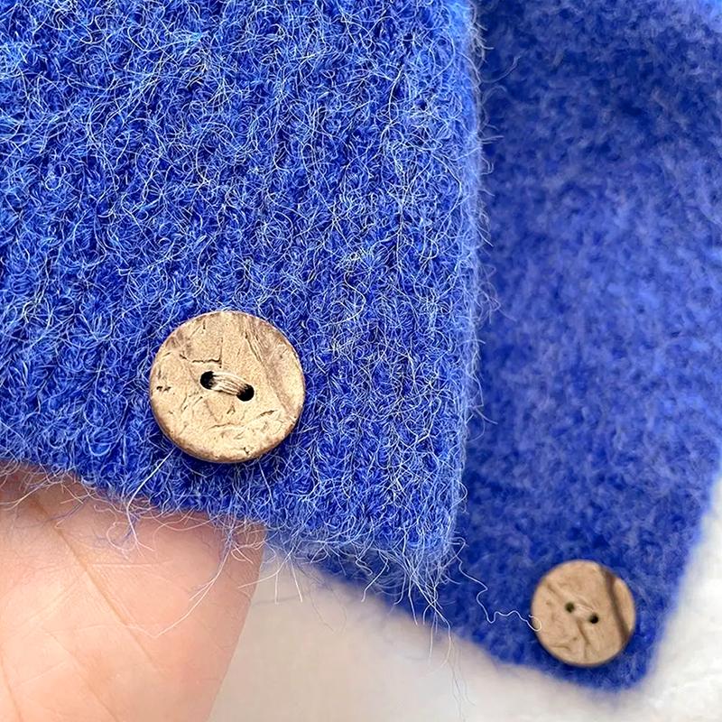 1PC Fashion Winter Warm Cross Scarf Solid Color Knitted Neckerchief Windproof Cold-proof Neck Guard