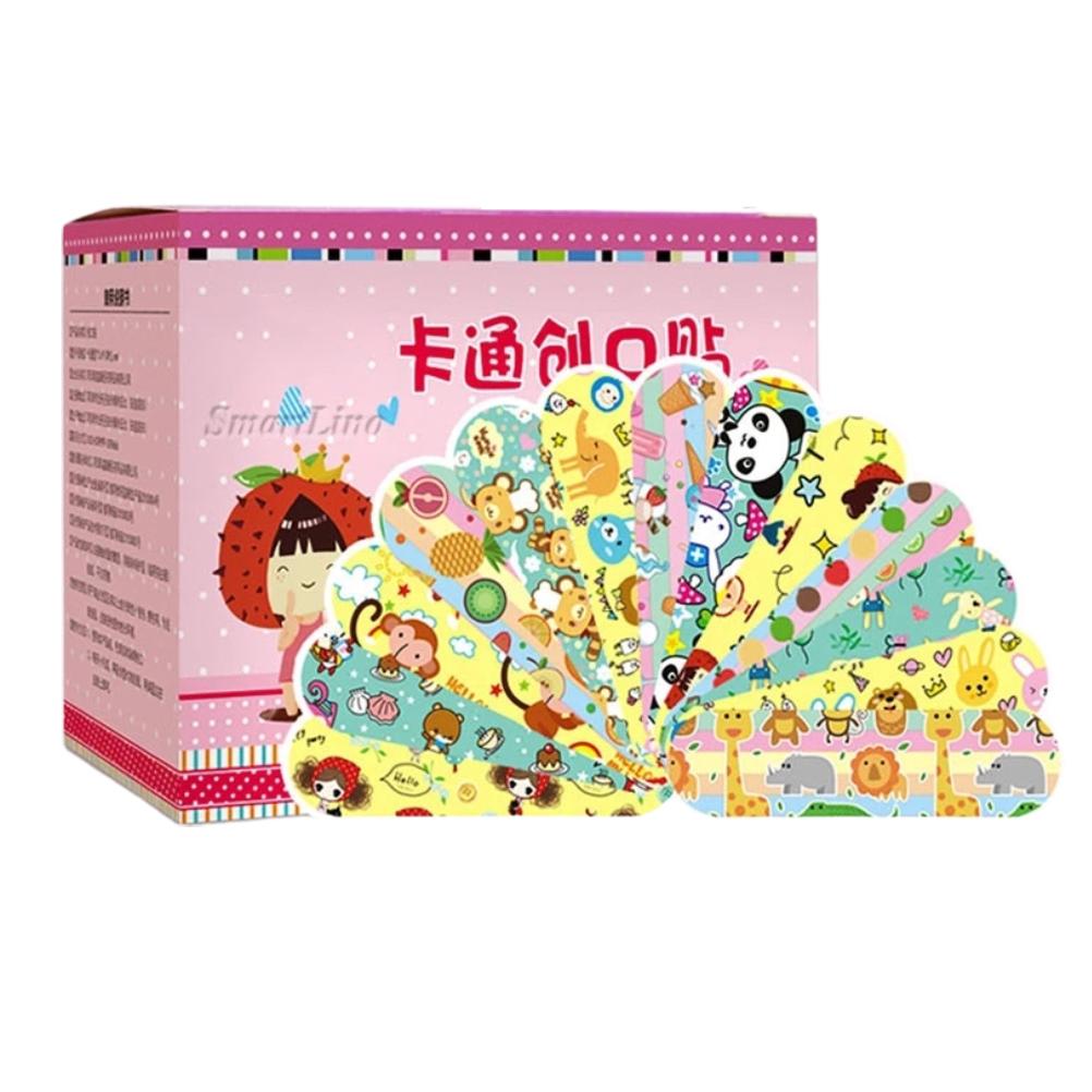 Мультяшный пластырь, лейкопластырь для оказания первой помощи, гемостаз, симпатичный водонепроницаемый мини-детский мультяшный пластырь