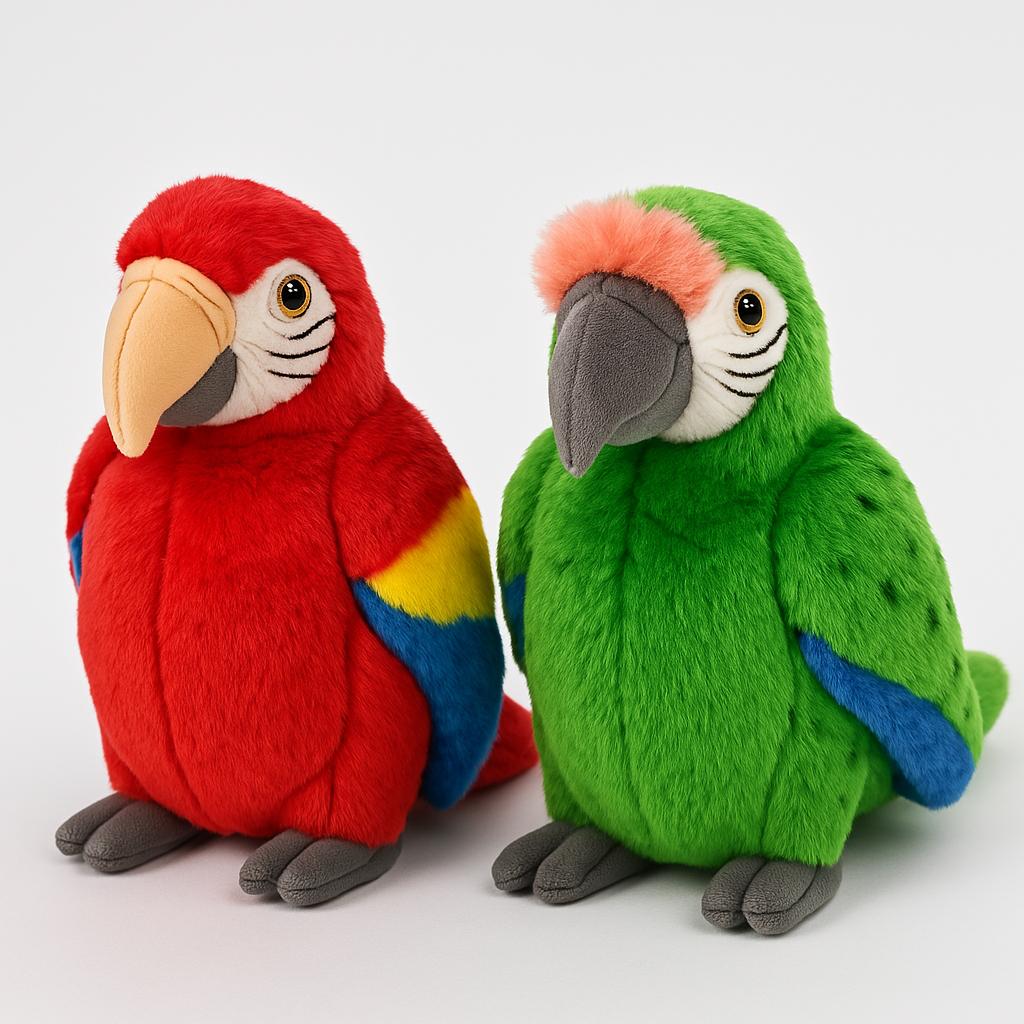 Lifelike Plush Parrot, Super Soft Soothing Toy, Children'S Gift, Birthday Party Decoration, Pet Interactive Toy, Home Decoration