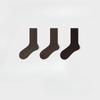 3 Pairs of  Female Autumn and Winter Pure Cotton Moon Son Boneless Long Tube Pile Socks