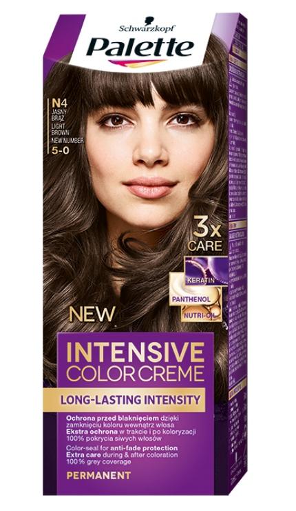Palette Intensive Color Creme Permanent Hair Dye, No. 5-0 Light Brown 1