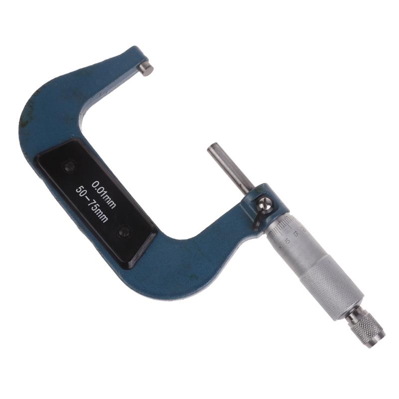 Precise Electronic LCD Caliper Gauge Micrometer 25-50/50-75/75-100mm Outside Metric Caliper Measurement Micrometer Tool