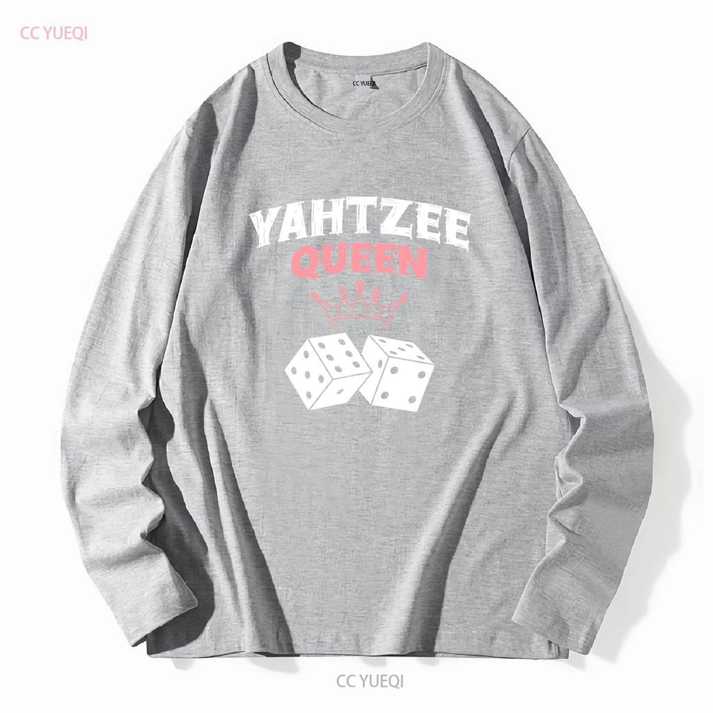 Футболка Yahtzee Queen Game Night Dice vintage Стираный графический топ Для повседневной носки Универсальная Повседневная дизайнерская одежда винтаж