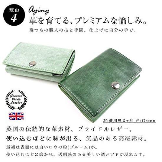 Dom Teporna Трехстворчатый кошелек из кожи уздечки, Маленький мини-кошелек, Компактный кошелек из натуральной кожи для мужчин и женщин, Темно-коричневый