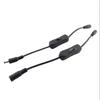 Black White Female Male Power Cable DC 12V Inline 304 Switch DC Connector  LED Strip Light