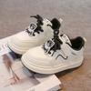 Kids Cartoon Print Warm Lined Sneakers Girls Boys Winter Casual Chunky Shoes Size 26-37