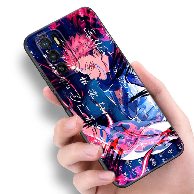 Чехол с аниме Jujutsu Kaisen Ryomensukuna для Xiaomi Redmi Note 7 8 9 10 Lite 11 11E 11T 12 Pro 11S 4G 10T 5G 8T 9S 10S, чехол из ТПУ