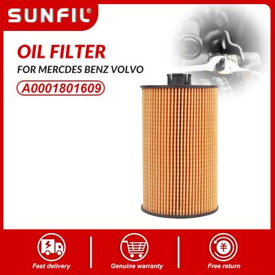A0001801609 11708550 HU931/5X P550768 Oil Filter for MERCDES BENZ VOLVO