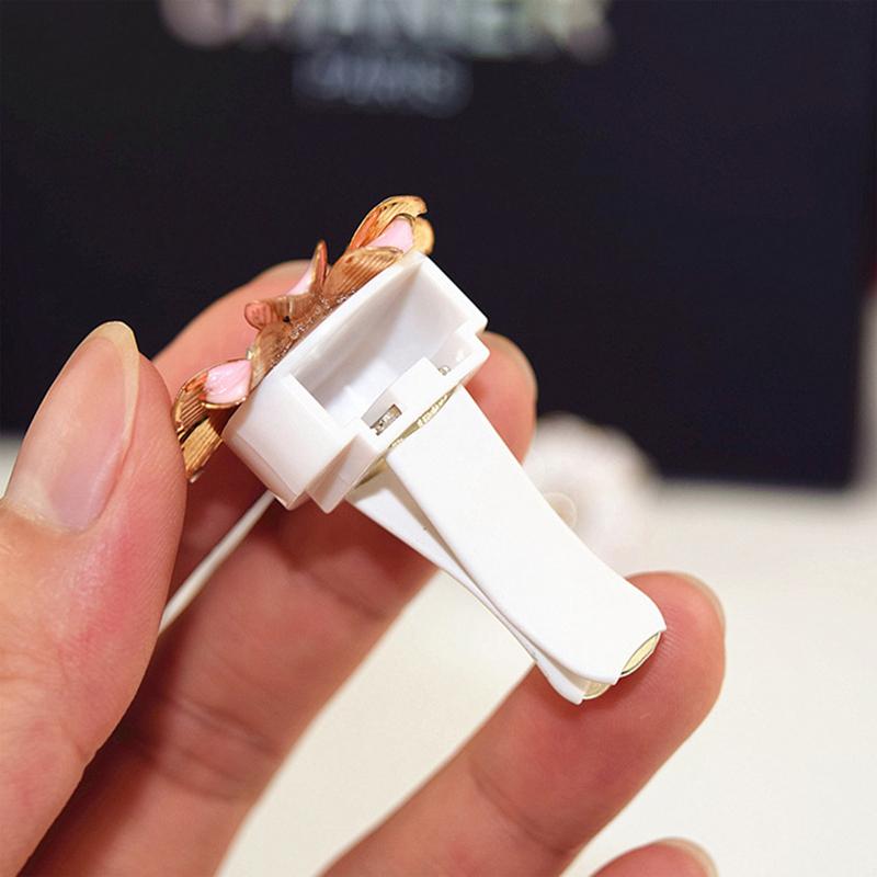 Автомобильный воздуховод, ароматный зажим для духов, освежитель воздуха, диффузор, универсальный изысканный алмазный автомобильный зажим для кондиционера