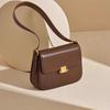 Light Luxury Crossbody SHOUKENPIJU-896082 Popular Bag Ladies New Crossbody Bag Female Tofu One-shoulder Underarm Small Square Bag Genuine Leather