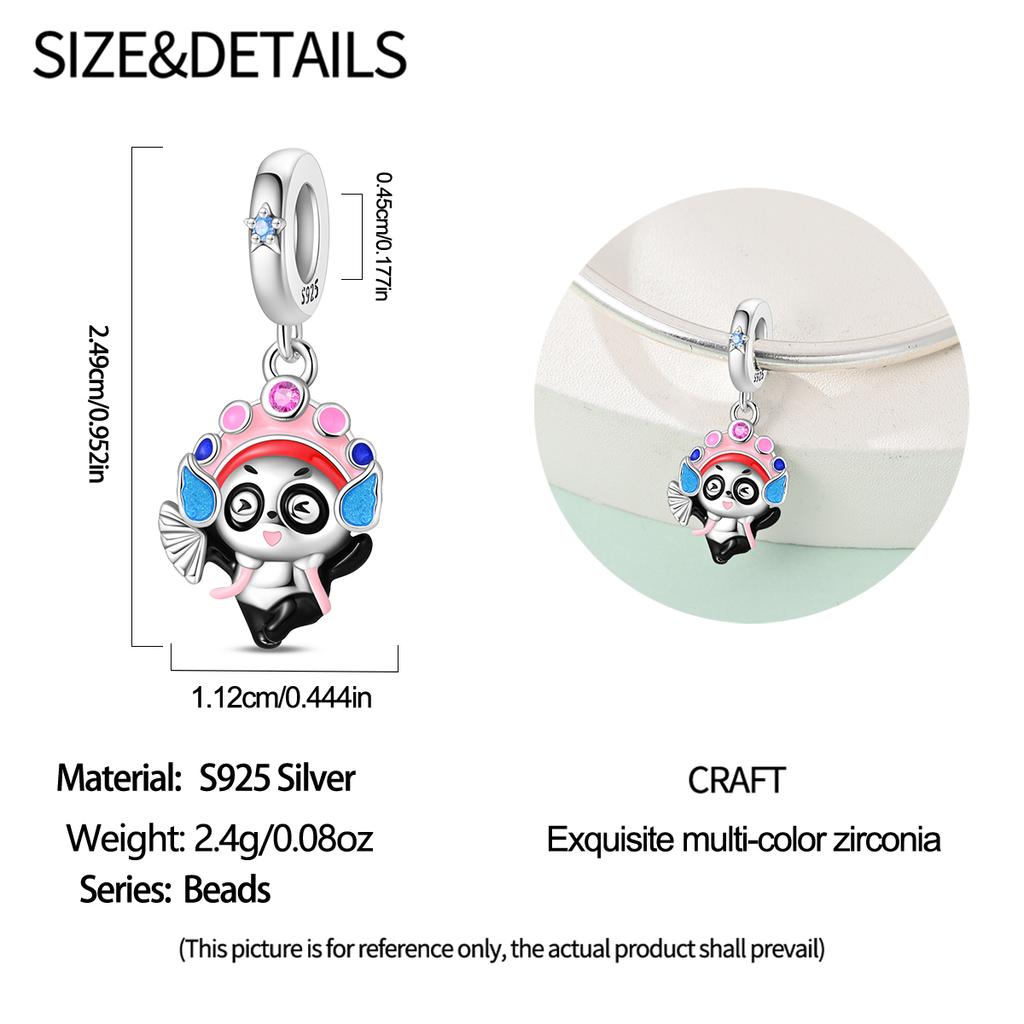 New Copper Charms Panda Rabbit Weather Clouds Rainbow Lightning Beads Fit Original Bracelet Ladies Diy Jewelry