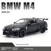 1/32 BMW M4 Coupe Sports Car Alloy Die Casting Metal Model Sound & Light Pull Back Toy Trendy Collect Ornament Boys Toy Present