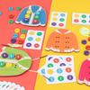 Cross-Border Children's Hand-Threading Button Game for Early Education and Pretend Play