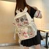 Lightweight Backpack for Middle School Students Large Capacity Schoolbag Transparent Backpack