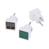 Квадратные цифровые напряжения указывают AC220V/230V Тестер домашней цепи Простая установка Универсальный домашний измеритель напряжения переменного тока