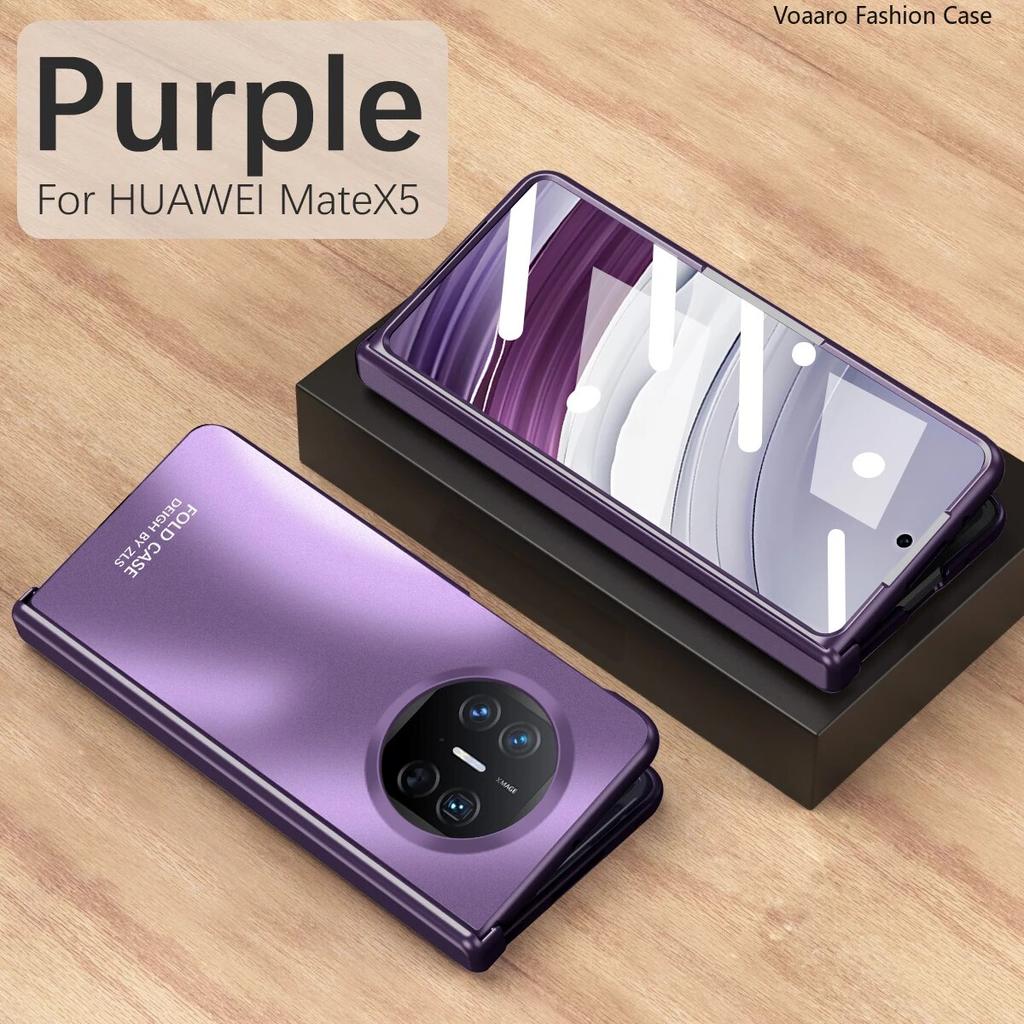 Роскошный чехол со стеклянной пленкой на переднем экране для Huawei Mate X5, чехол для Huawei Mate X5, шарнирный чехол, противоударный защитный чехол