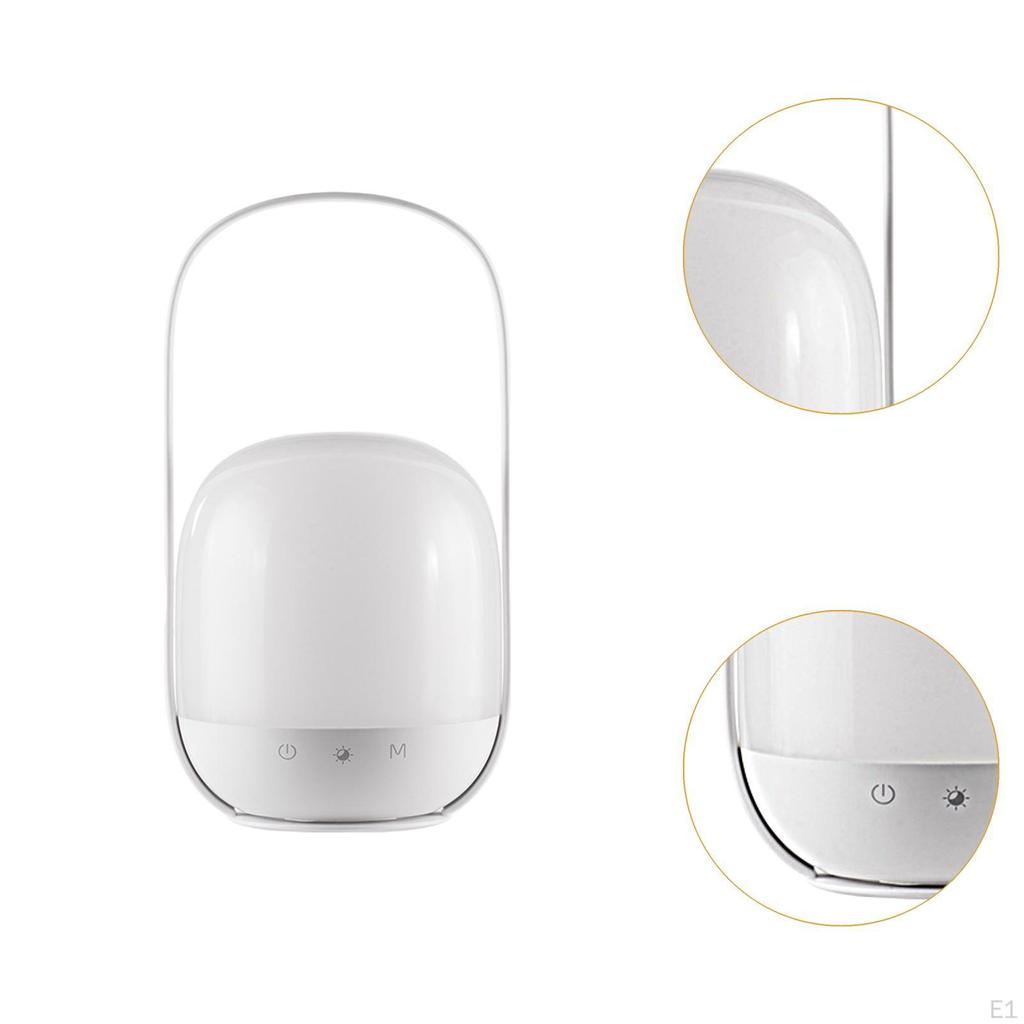 Camping Lantern Multipurpose Rechargeable Desk Lamp Comfortable Handle Outdoor Tent Light for