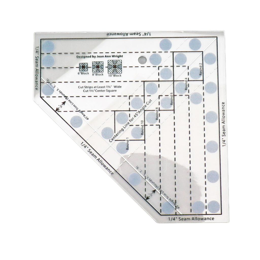 Мини-линейка для лоскутного шитья, прозрачная акриловая, точная шкала, инструмент для самостоятельной обрезки, линейка для лоскутного шитья размером 6, 8, 10 дюймов