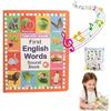 First English Words Sound Book, My First English Sound Toy,470+ Words, 21 Themes, Speak and Spell, Fun Word Game for Educational Language