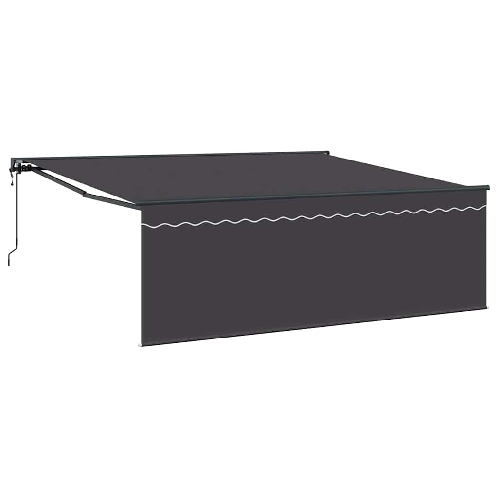 Retractable Awning Anthracite 400 x 300 cm