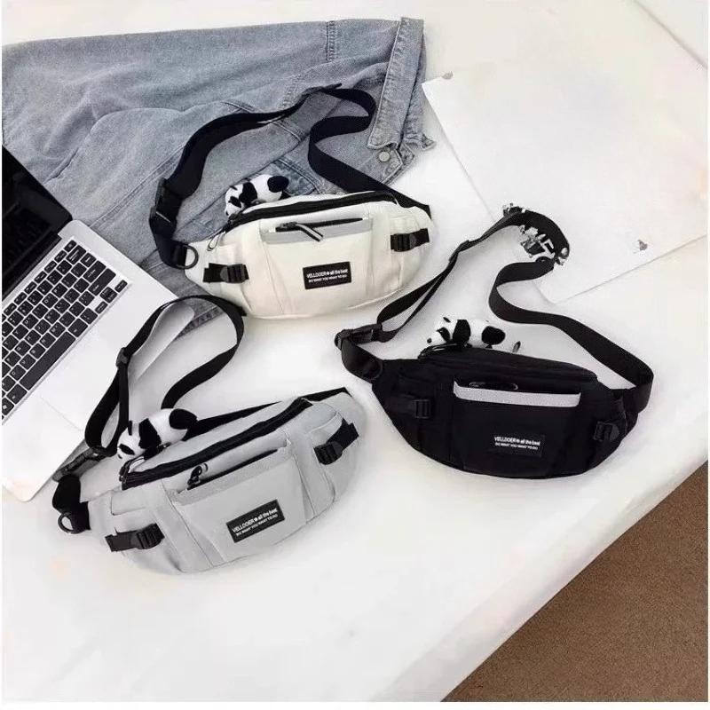 1 шт. Сумка сезона «Снова в школу», Спортивная поясная сумка, Новая сумка для хранения, Многофункциональная сумка-рюкзак на грудь для велосипеда, Унисекс