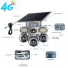 Solar PTZ Camera – 4G/WiFi Outdoor Security with 3-Screen View, Optional LED Light, 2-in-1 Surveillance & Night Lighting