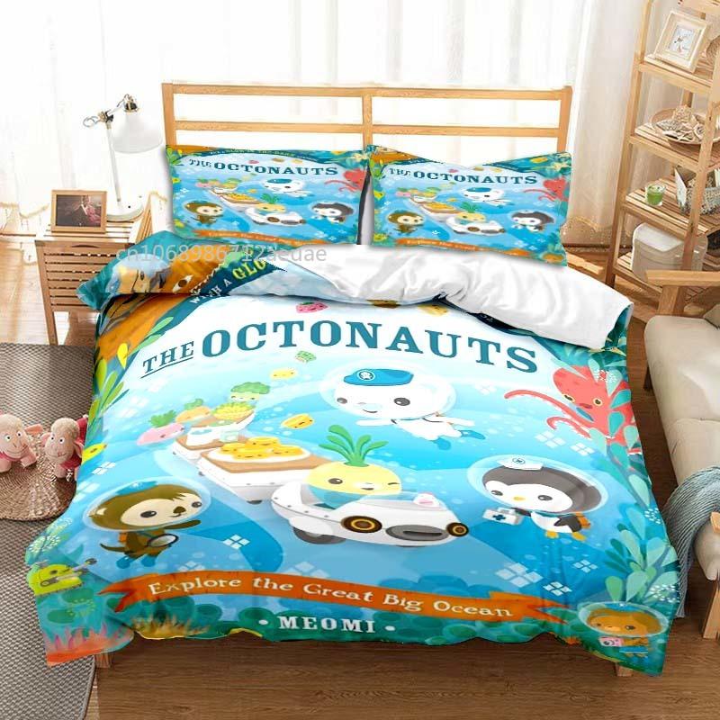 Comforter The Octonauts Cartoon All Season Twin Bedding Set 3 Piece Comforter Set Bed Double King Comforter