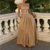 1116 women's summer new models, European and American women's clothing, fashionable and sexy solid color suspender vest dress set