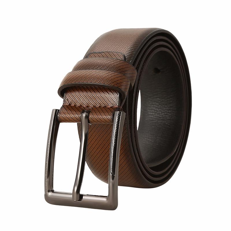 Men's 2022 Retro High-End Leather Pin Buckle Belt - Casual All-Match Waist Chain