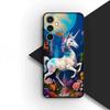 Soft Cover for OPPO A80 A18 A16 A40 A17 A15 A38 A78 A79 A54 A57 A12 A60 4G 5G Casing Phone Case Comics Unicorn Horse Rainbow