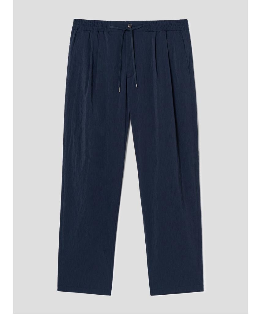 SHIFT.G Officer Pleats Slacks Navy