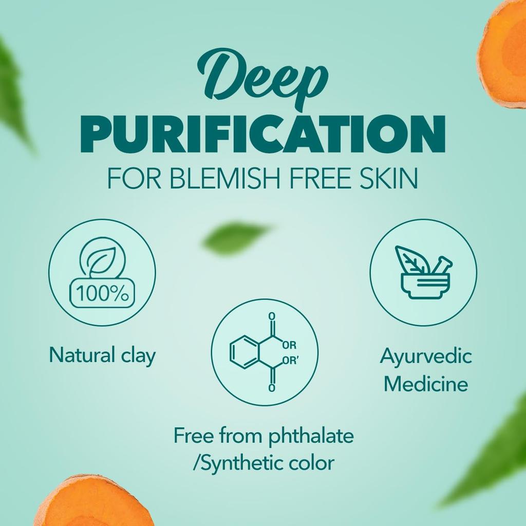 Himalaya Herbal Purifying Neem Pack 50г Натуральная маска для лица для ухода за жирной и проблемной кожей