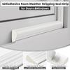 Acoustic Foam Window Sealing Strip Self Adhesive Soundproof Windproof Weather Stripping for Door Gap Door Seal Acoustic Panel