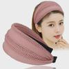 Non-Slip Wide-Brimmed Headband with Teeth for Women – Breathable, Simple Bangs Style