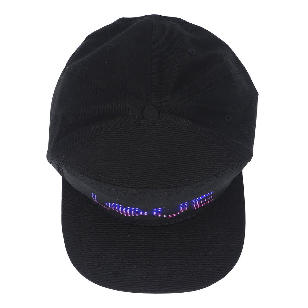 LED Hat Bluetooth APP Control Editing Programmable 12x36 Pixel Dot Colorful Matrix Funny Light Cotto