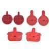 1pair Latest  Bike Accessories Versatile Mountain Bike Cycling Copper Fiber Metal Disc Brake Pads
