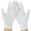 1 Pairs Full Finger Men Women Etiquette White Cotton Gloves Waiters/Drivers/Jewelry/Workers Mittens Sweat Absorption Gloves