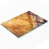 Durable and Stylish Glass Kitchen Board with Coffee Bean Pattern 80x52 cm