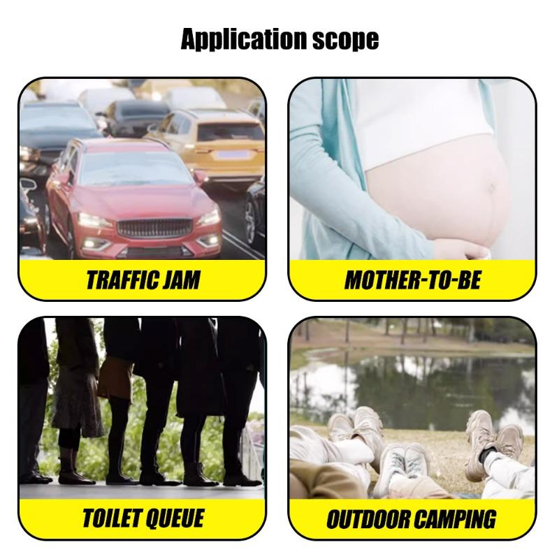 Одноразовые мочеприемники для экстренной помощи Портативный автомобильный мочеприемник для экстренной помощи Унисекс автомобильный писсуар для унитаза Одноразовый удобный мешок для мочеиспускания