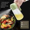 2in1 470ml Glass Spray Oil Sprayer Bottle Spray Oil Dispenser Oil Jar Cruet BBQ Kitchen Baking Roasting Picnic Kitchen Tool