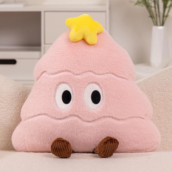 Плюшевая подушка в виде рождественской елки, мультяшная подушка для дивана, спальни, гостиной, декорация