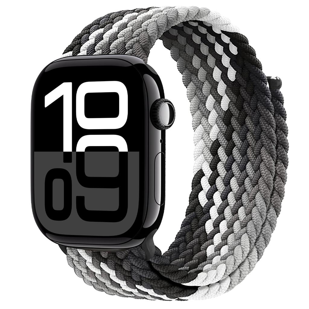 Плетеный ремешок для Apple watch 10 11 Ремешки 46мм 45мм ultra2 49мм 44мм 40 41мм 42мм correa bracelet iWatch series 9 8 7 3 5 4 se 6