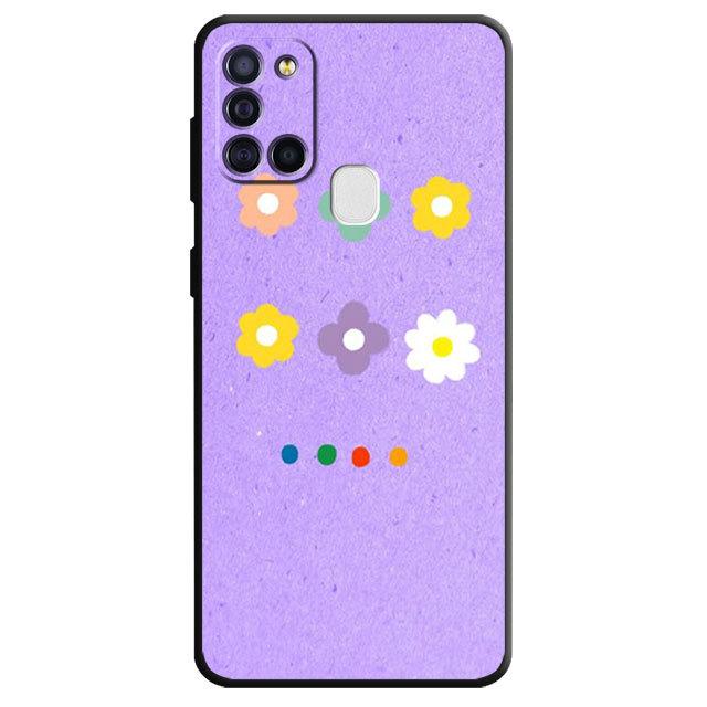 Милый чехол с цветочным рисунком для Samsung Galaxy A10 A40 A03s A04s A03 Core A04 A20e A10s A70 A02 A01 A02s A50, силиконовый матовый чехол-бампер