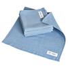 Transparan Gauze Hand Set of Senshu Cotton Japanese-Made Towels, 6, Towels, Handkerchiefs, Large, Quick-Drying, Absorbent, Thin, 100% (Smoky Blue)