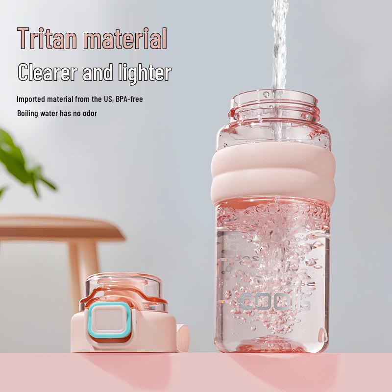 Стильная и портативная спортивная бутылка для воды Coolleesi 660 мл из Tritan для студентов, мужчин и женщин - Модель 2026