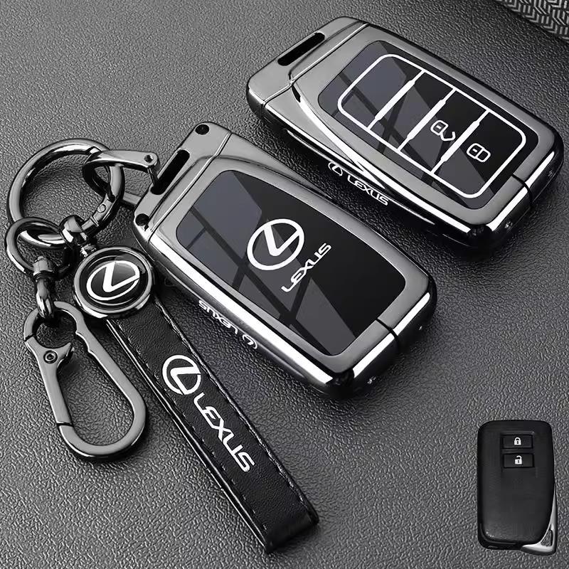 2026 Hot Interior Stickers Zinc Alloy Car Key Case Cover Protect Shell For Lexus NX 200 NX300H RX 350 450H ES 350 ES 300h Auto R